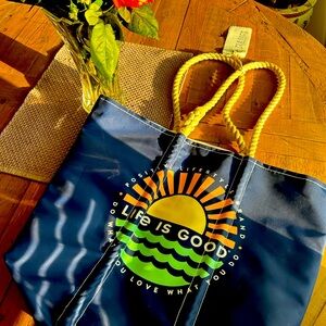 NWT Sea Bags Medium Tote - Life is Good